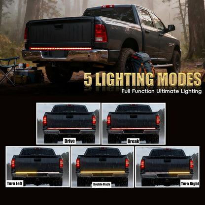 🔥60-Inch LED Tailgate Light Bar Strip✨Universal Fit for Trucks, SUVs & Cars