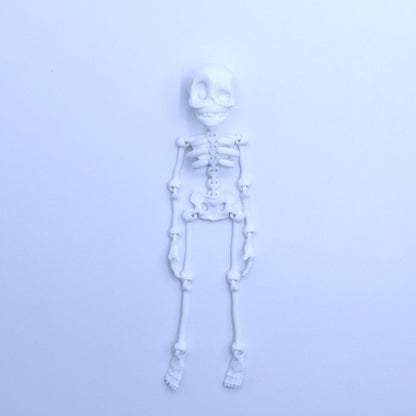 Vintage Skeleton Magnetic Figurine 🎃