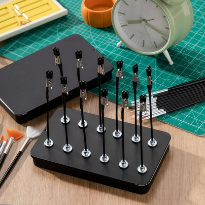 🧲Tiktrove Magnetic Helping Hands Soldering Tool - Adjustable Alligator Clip Holder