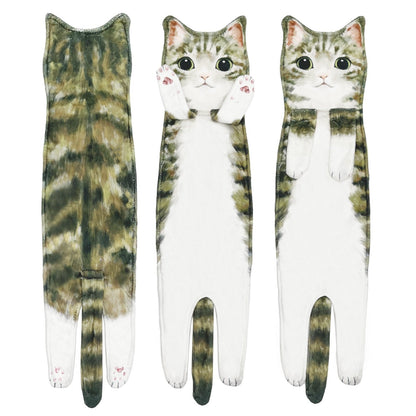 🎁 Early Christmas Sale🎅 Funny Cat Hand Towels