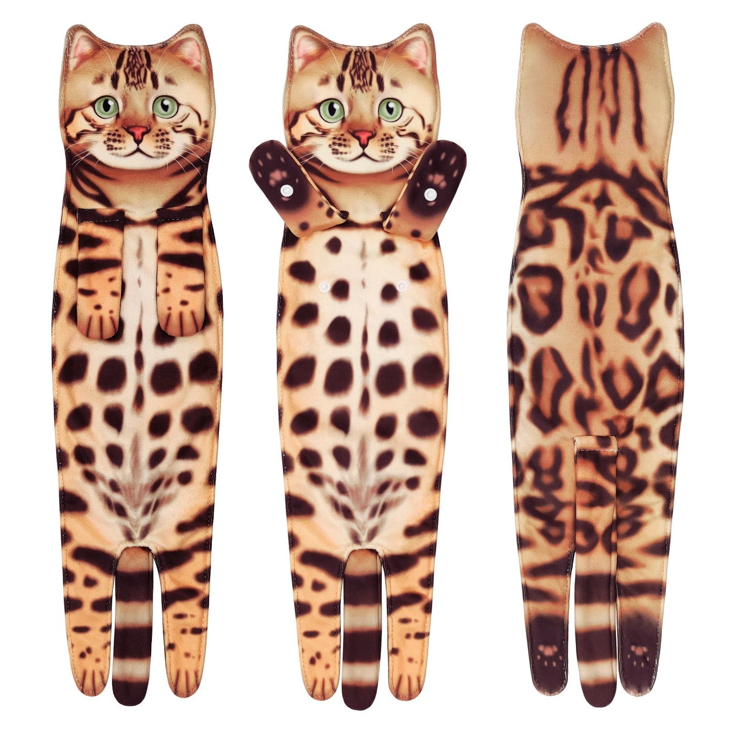 🎁 Early Christmas Sale🎅 Funny Cat Hand Towels