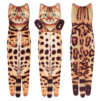 🎁 Early Christmas Sale🎅 Funny Cat Hand Towels