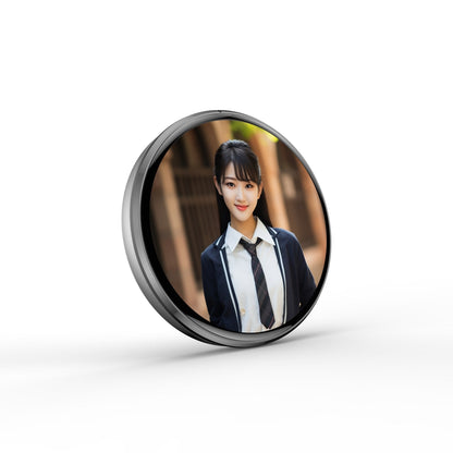 Digital Badge Photo Video GIF Display Screen Pins Pixel Touchscreen Lightweight 500mAh