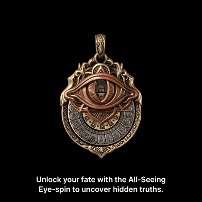 🔥👁️‍🗨️Handmade Tarot Vision Pendant: Connect to Cosmic Wisdom Anytime(✨Comes with instruction manual)