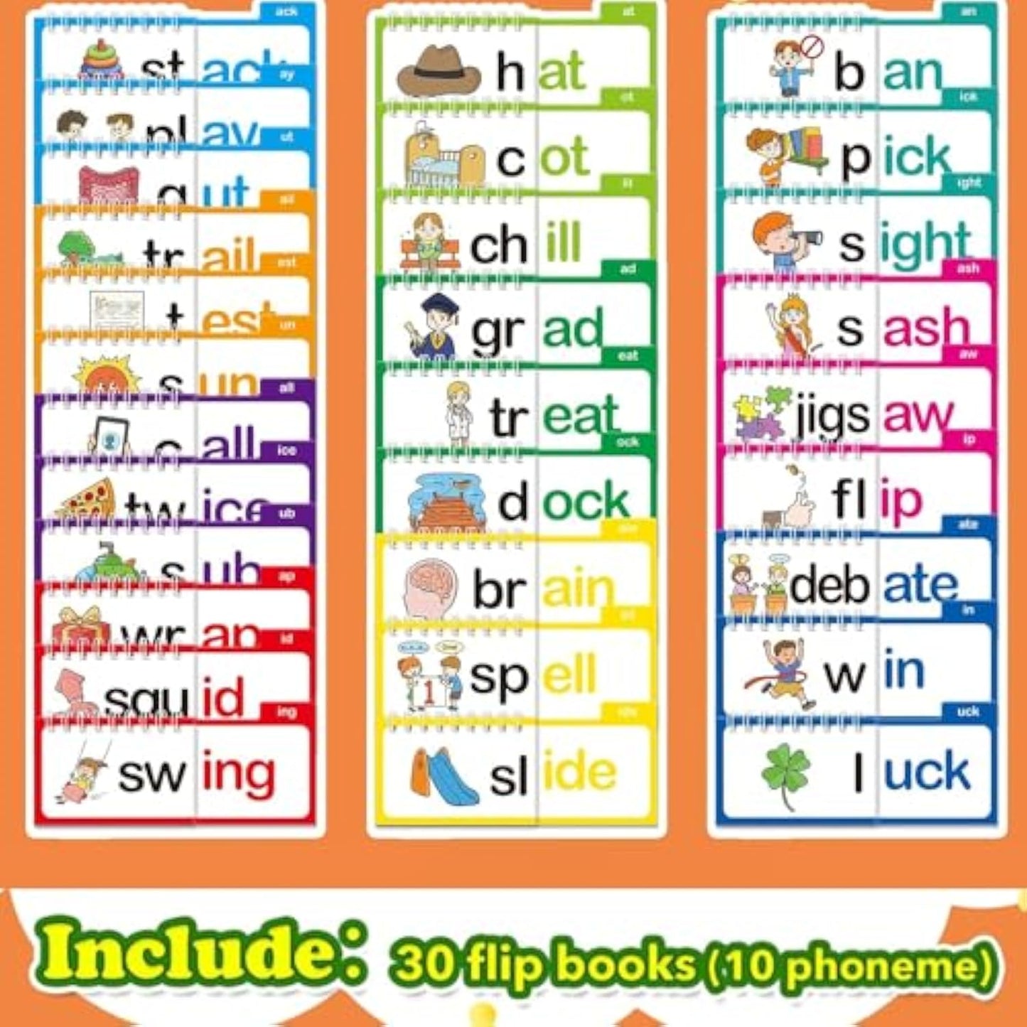 🔥🔥30 Read and Rhyme Flip Books