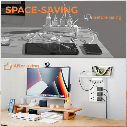 💥🎁Wall Outlet Extender with Shelf Night