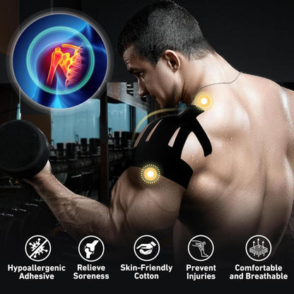 Kinesiology Tape for Shoulder Pain Relief （1 set 10 pc）
