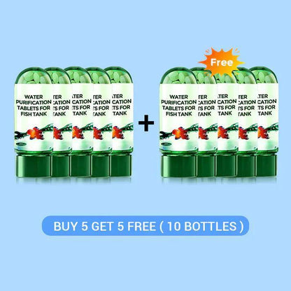 🔥Price to be restored soon !!♻️💧Powerful Aquarium Water Purification Tablet