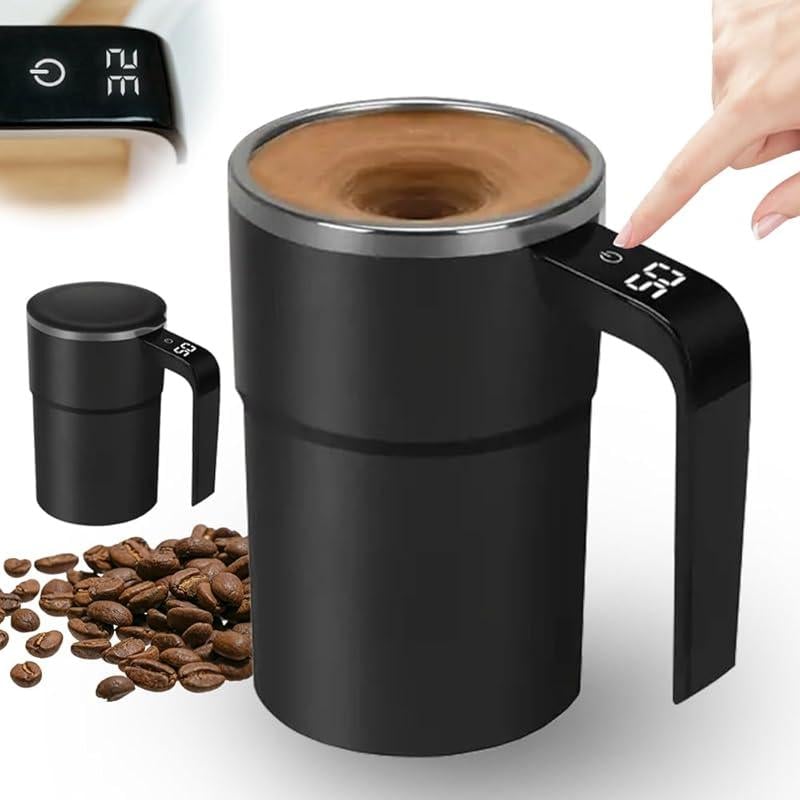 🔥🎁Electric coffee mug with a built-in LCD thermometer