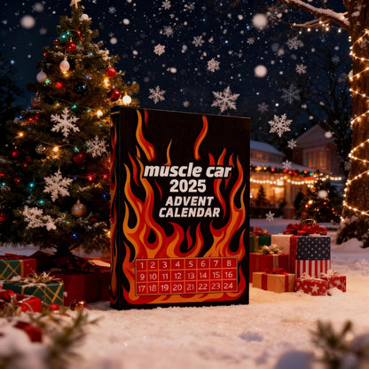 Hot Wheels Muscle Toy Car Advent Calendar-24 DAYS 2025