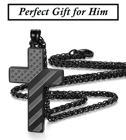 ✨Flag Cross Necklace,Best Gifts