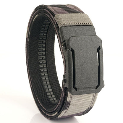 🔥🔥Upgraded version thickened double-layer nylon tactical belt with automatic buckle