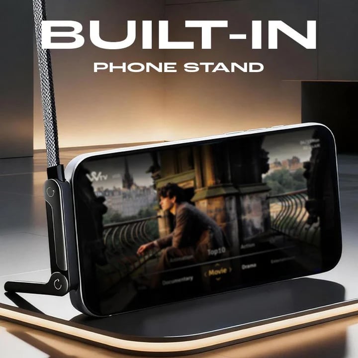 🔥📱240W Braided Fast Charge Cable With Built-in Phone Stand