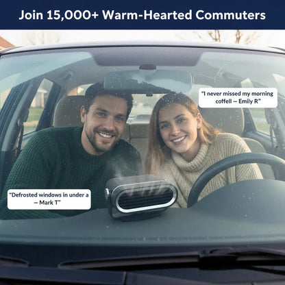 2-in-1 Portable Car Heater with 360° Rotation