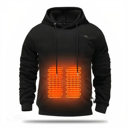 Smart Heated Hoodie! 🧥🔥 5 Heat Zones, Adjustable Temp & Ultra-Comfort! ❄️