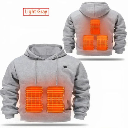 Smart Heated Hoodie! 🧥🔥 5 Heat Zones, Adjustable Temp & Ultra-Comfort! ❄️